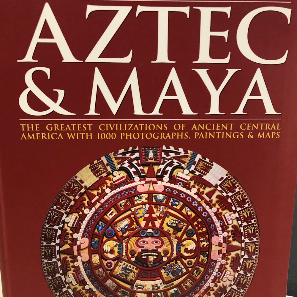 Aztec and Maya history and pictures book